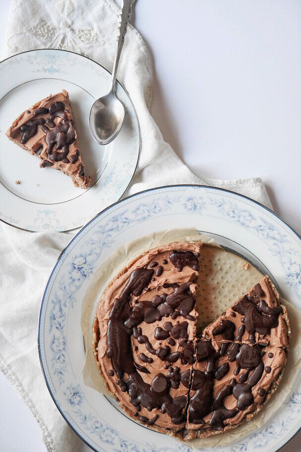 Easy Vegan Chocolate Coconut Pie&nbsp;Recipe